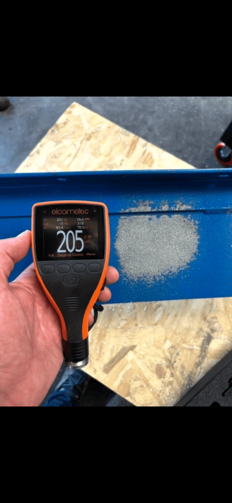 Resultaat industriële spot repair