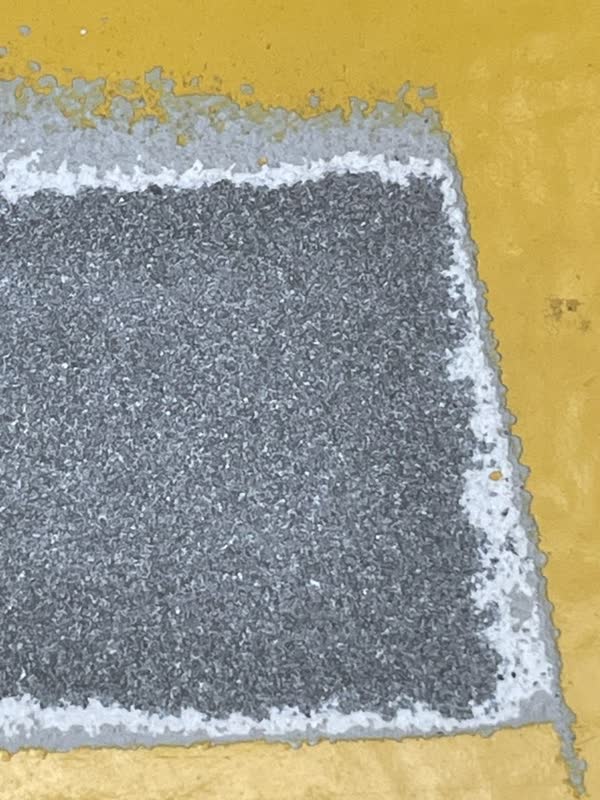 3-layer coating blasted to bare steel