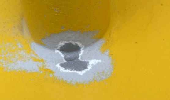 Resultaat spot repair