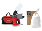 BLSTR sander with storage bag and one 10 kg grit pack