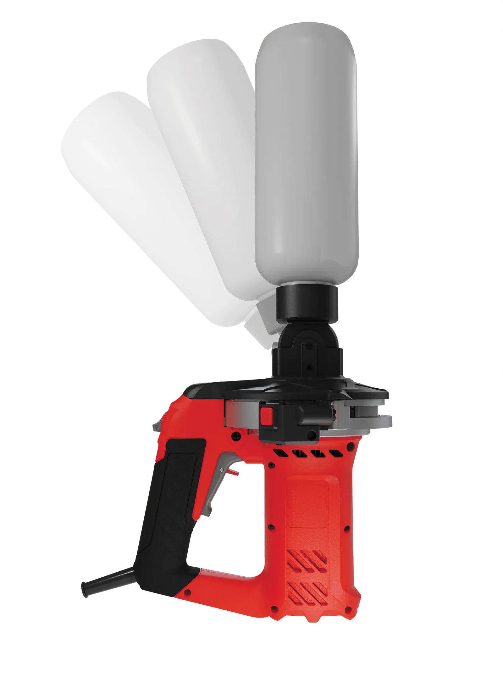 BLSTR sander bottle tilt angle visualisation.  